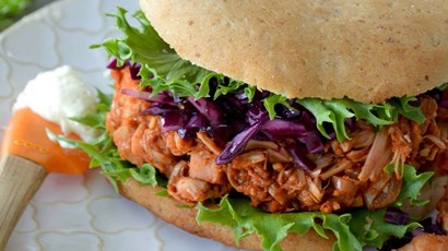 BBQ jackfruit pulled 'pork'