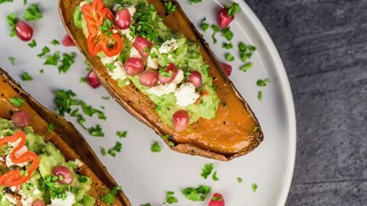 Stuffed sweet potatoes