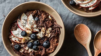 Chocolate orange porridge